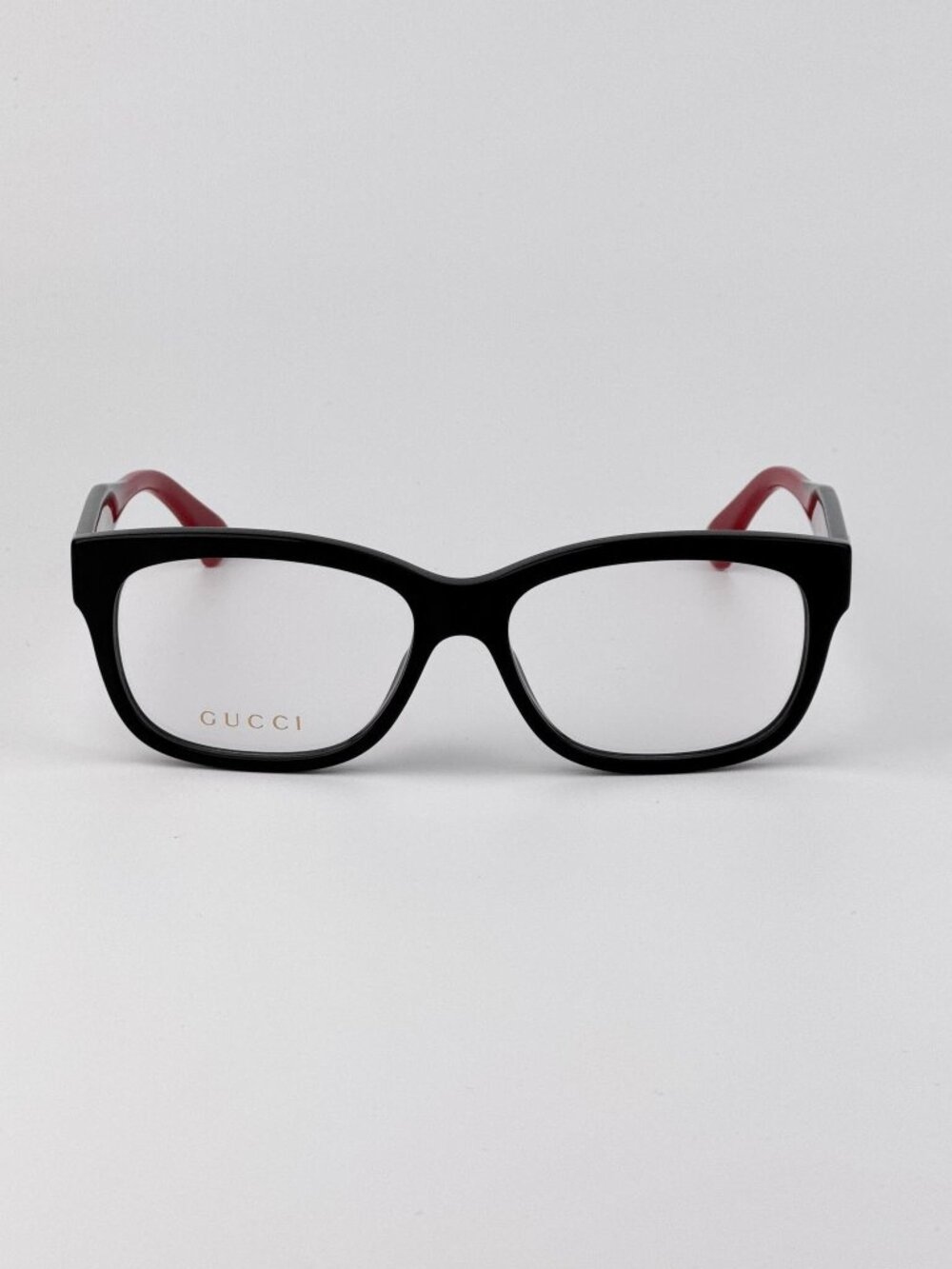 Gucci GG0278ON 011 Rectangle Eyeglasses – Black Green | Unisex Designer Frames - Picture 3 of 12